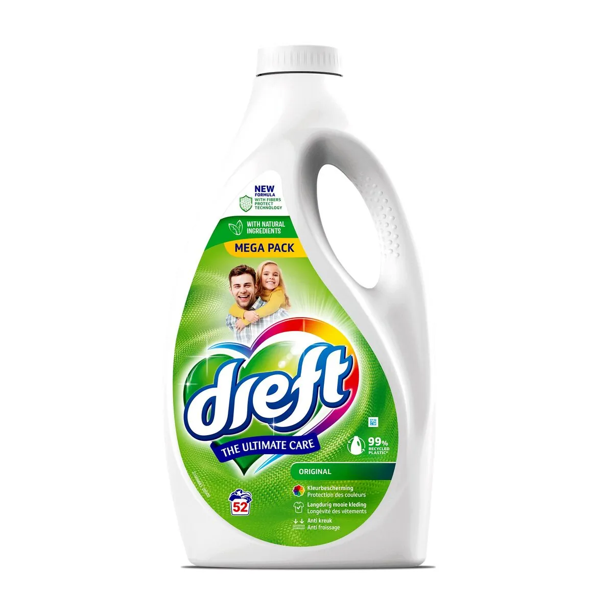 Dreft Original Lessive Liquide 2,34 Litre 52 Doses