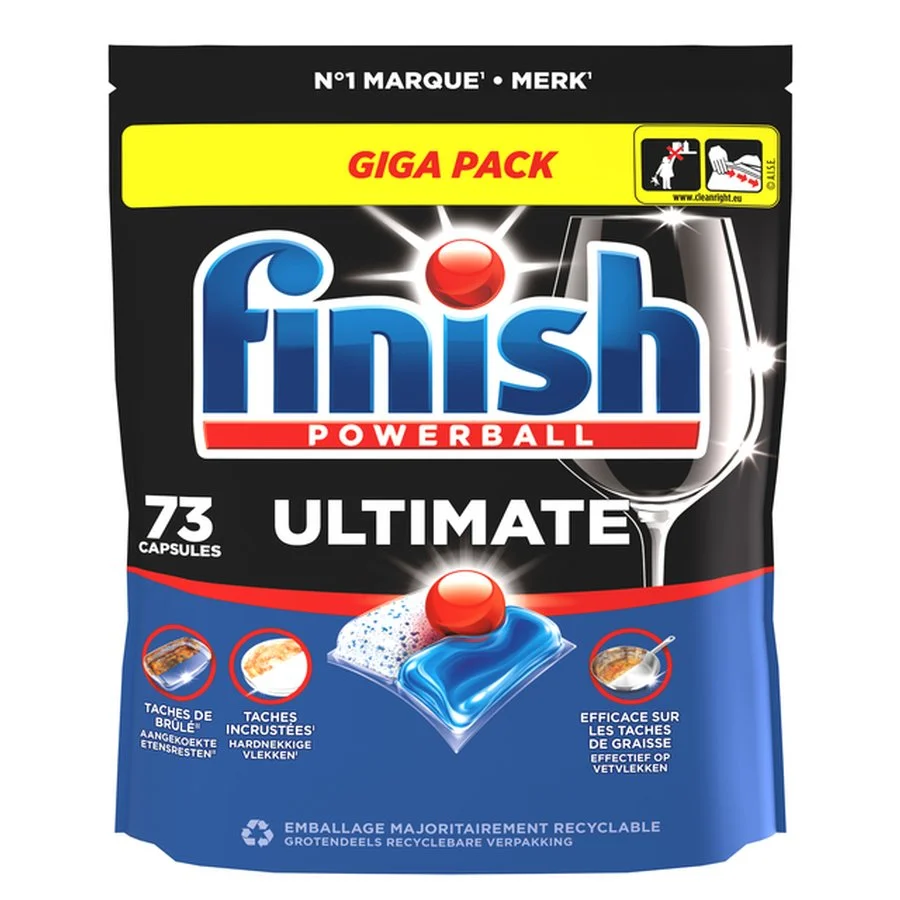 Finish Ultimate Regular Tablettes Lave-Vaisselle 73 Pièces