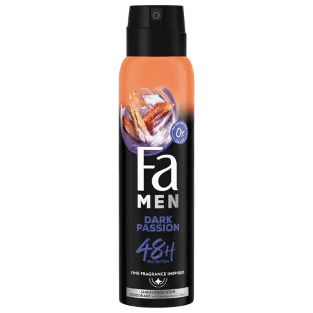Fa Men Dark Passion Déodorant Spray 150 Ml