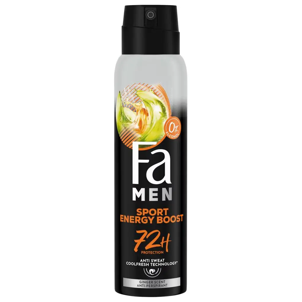 Fa Men Sport Energy Boost Déodorant Spray 150 Ml