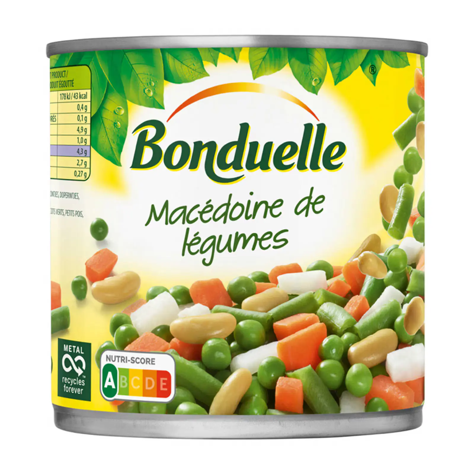 Bonduelle Macédoine de Légumes Conserve 130 Gr