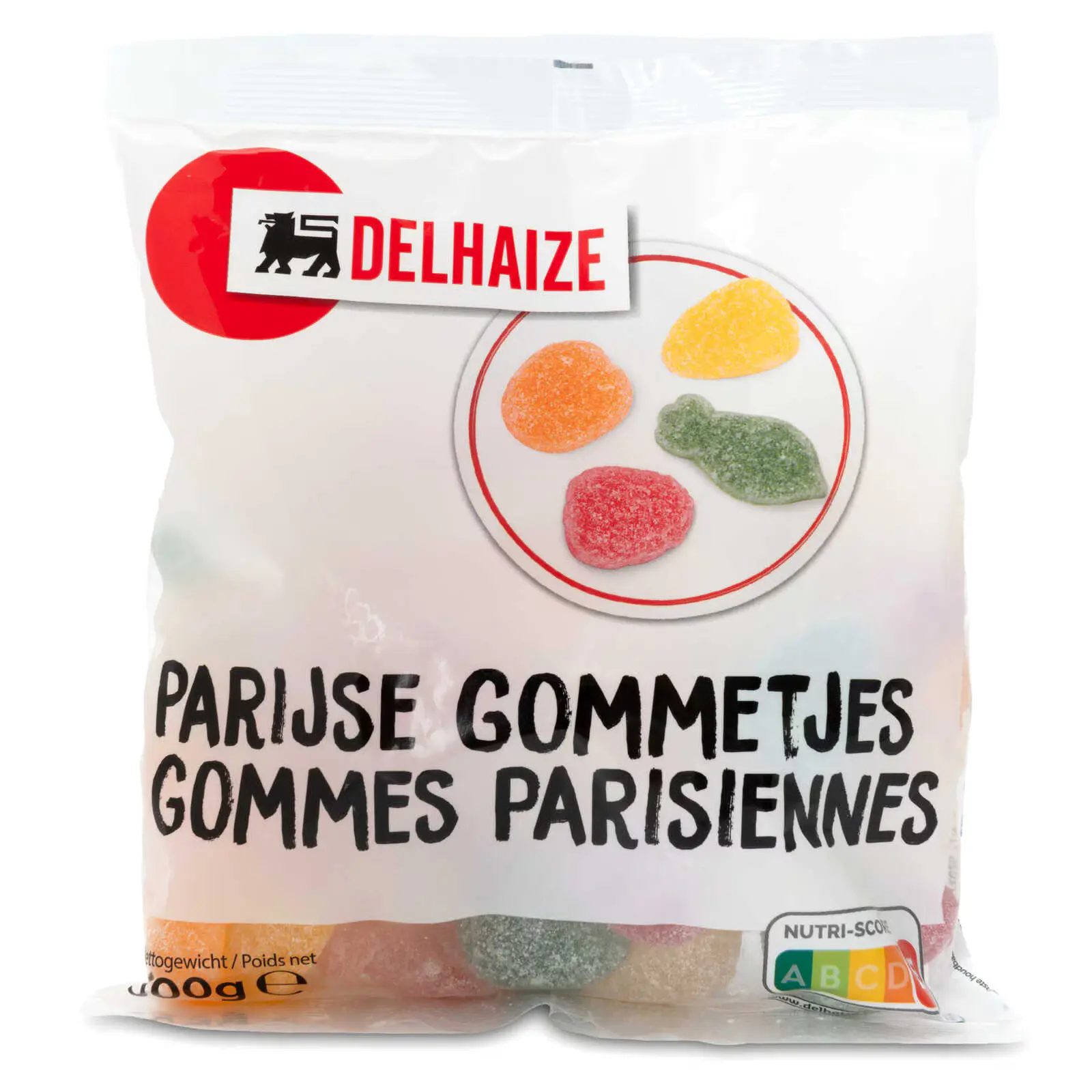 Delhaize Gommes Parisiennes Bonbons 500 Gr