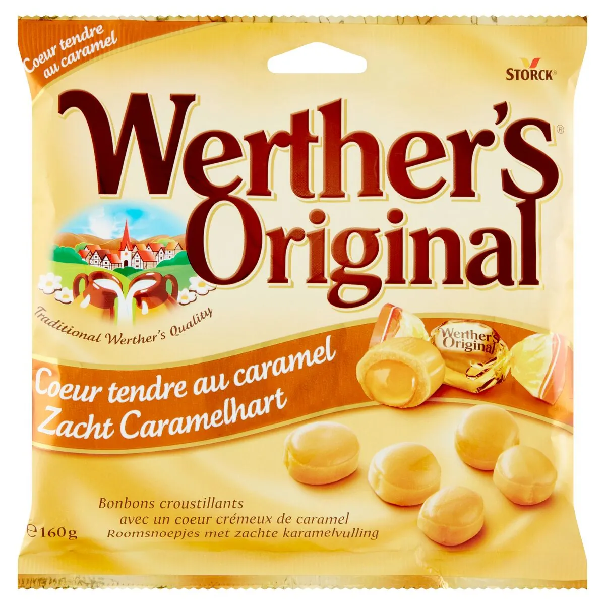 Werther's Original Cœur Tendre au Caramel Bonbons 160 Gr