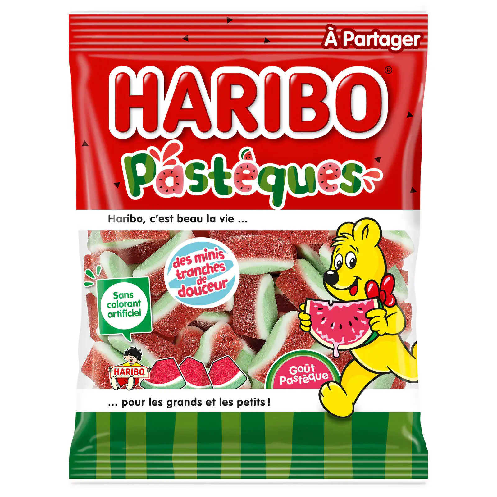 Haribo Pastèques Bonbons 220 Gr