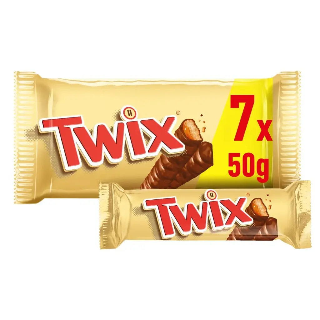 Twix Barres Chocolatées 7x50 Gr