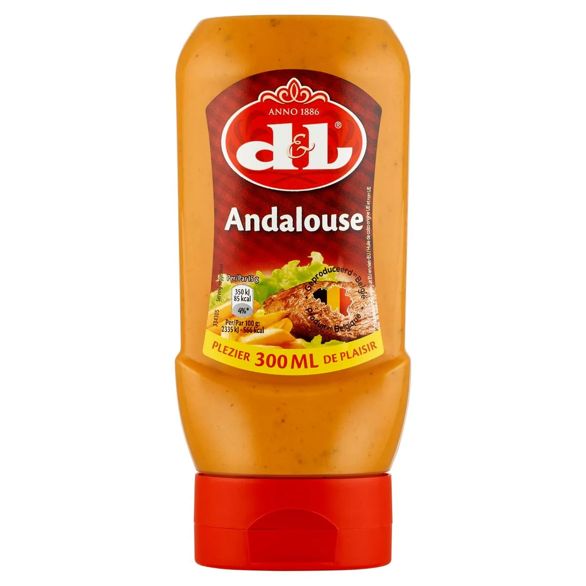 Devos Lemmens Sauce Andalouse Squeeze 300 Ml