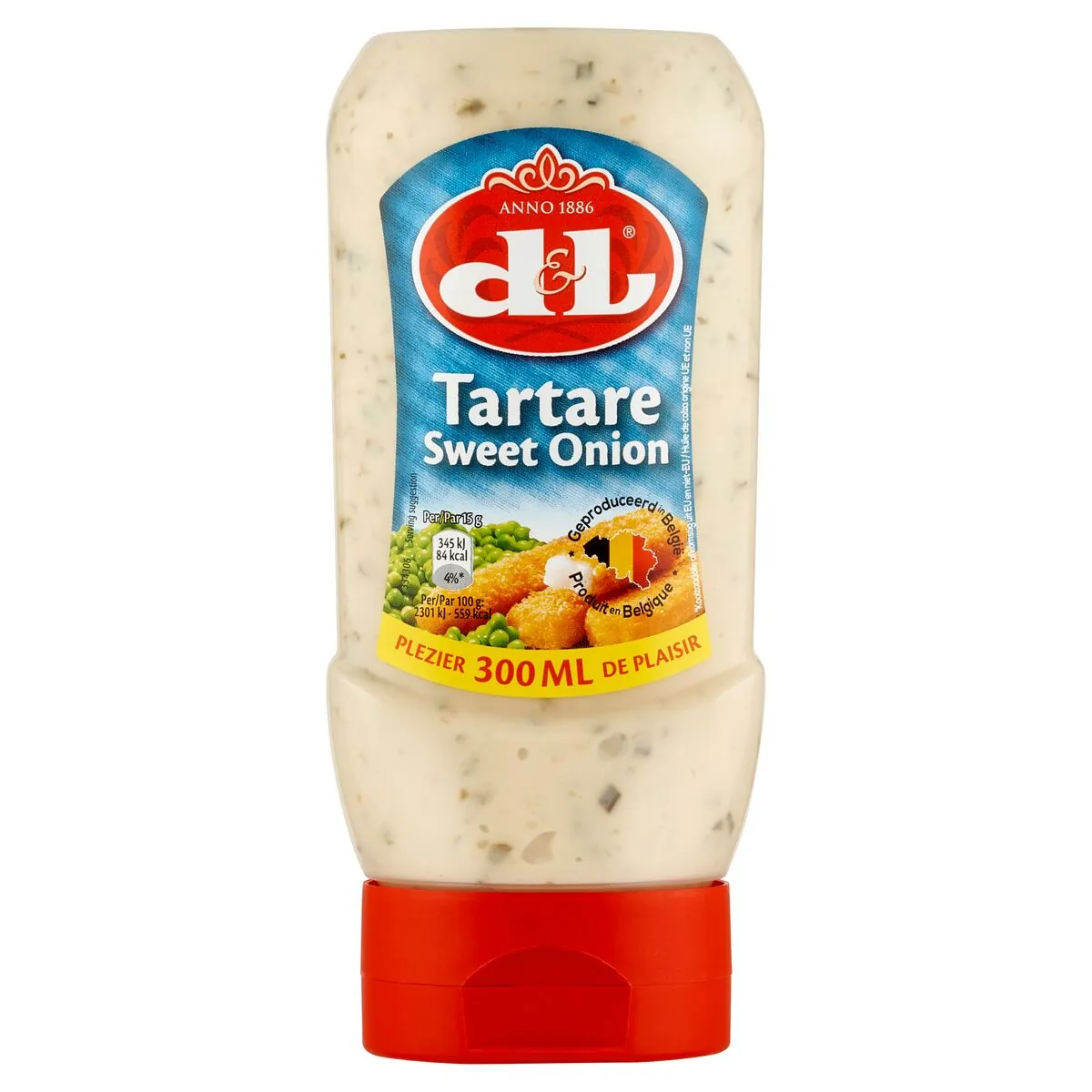 Devos Lemmens Sauce Tartare Sweet Onion Squeeze 300 Ml