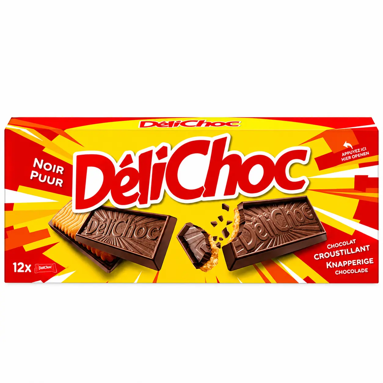 Délichoc Chocolat Noir Biscuits 150 Gr