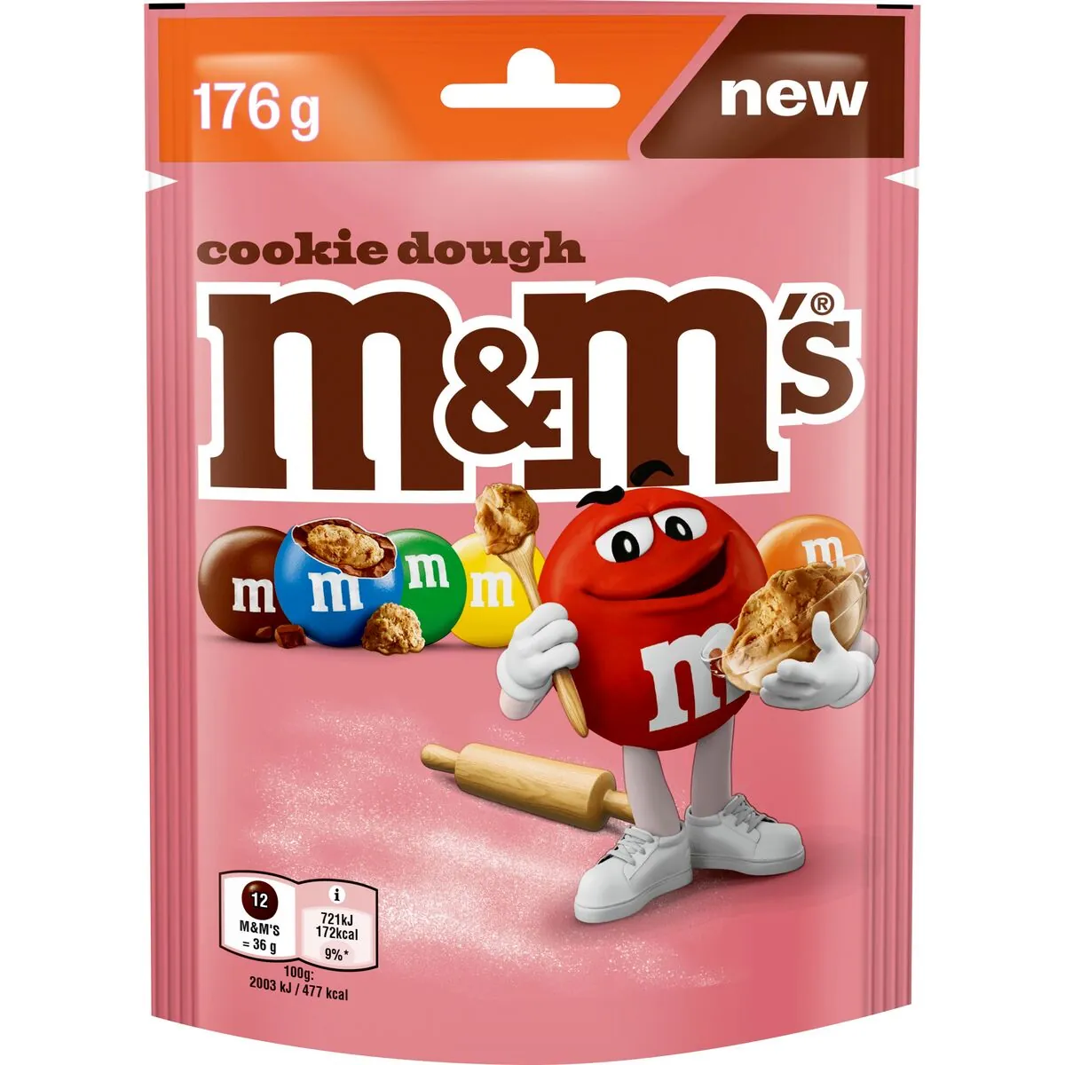M&m's Cookie Dough Billes Chocolatées 176 Gr