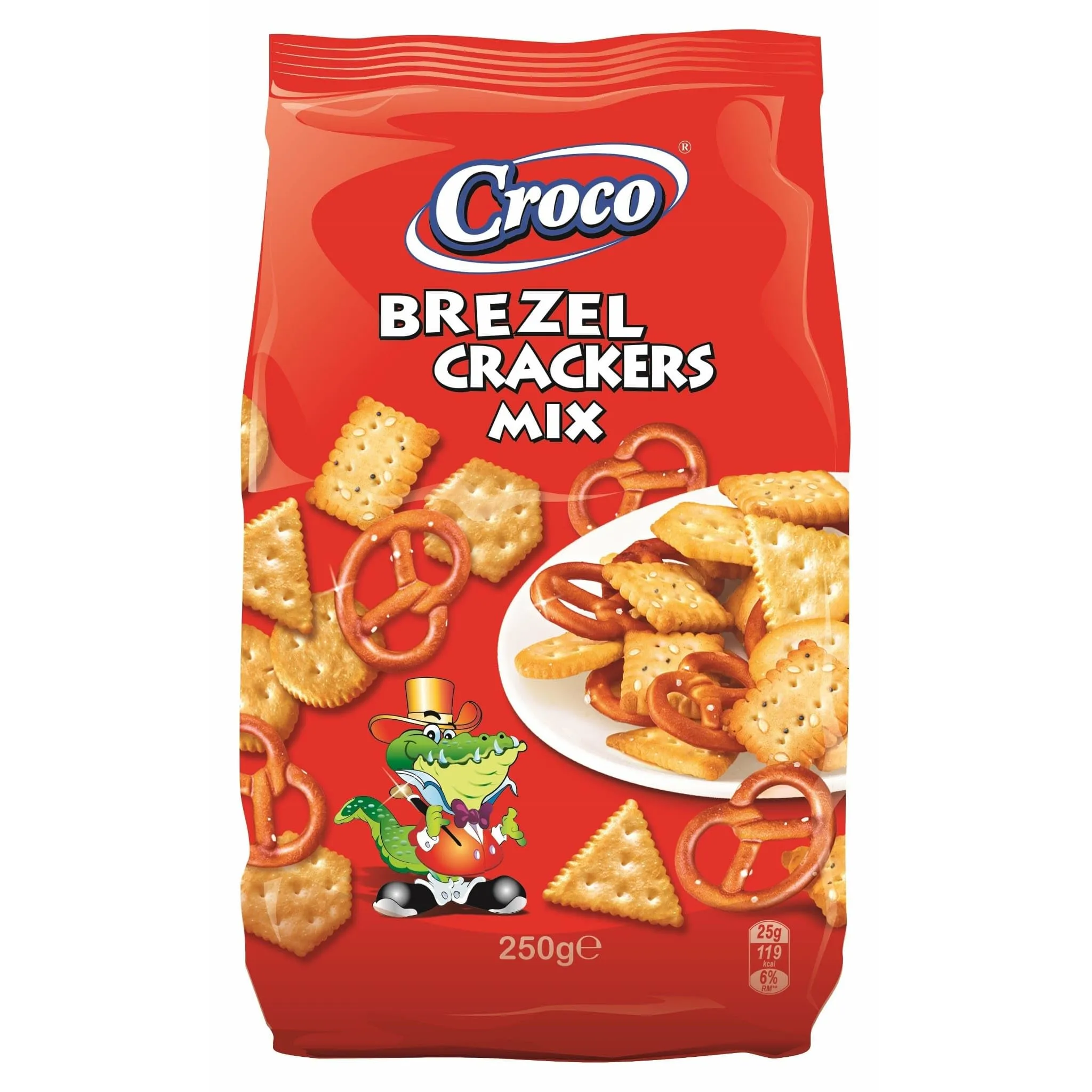 Croco Brezel Crackers Mix Biscuits 250 Gr