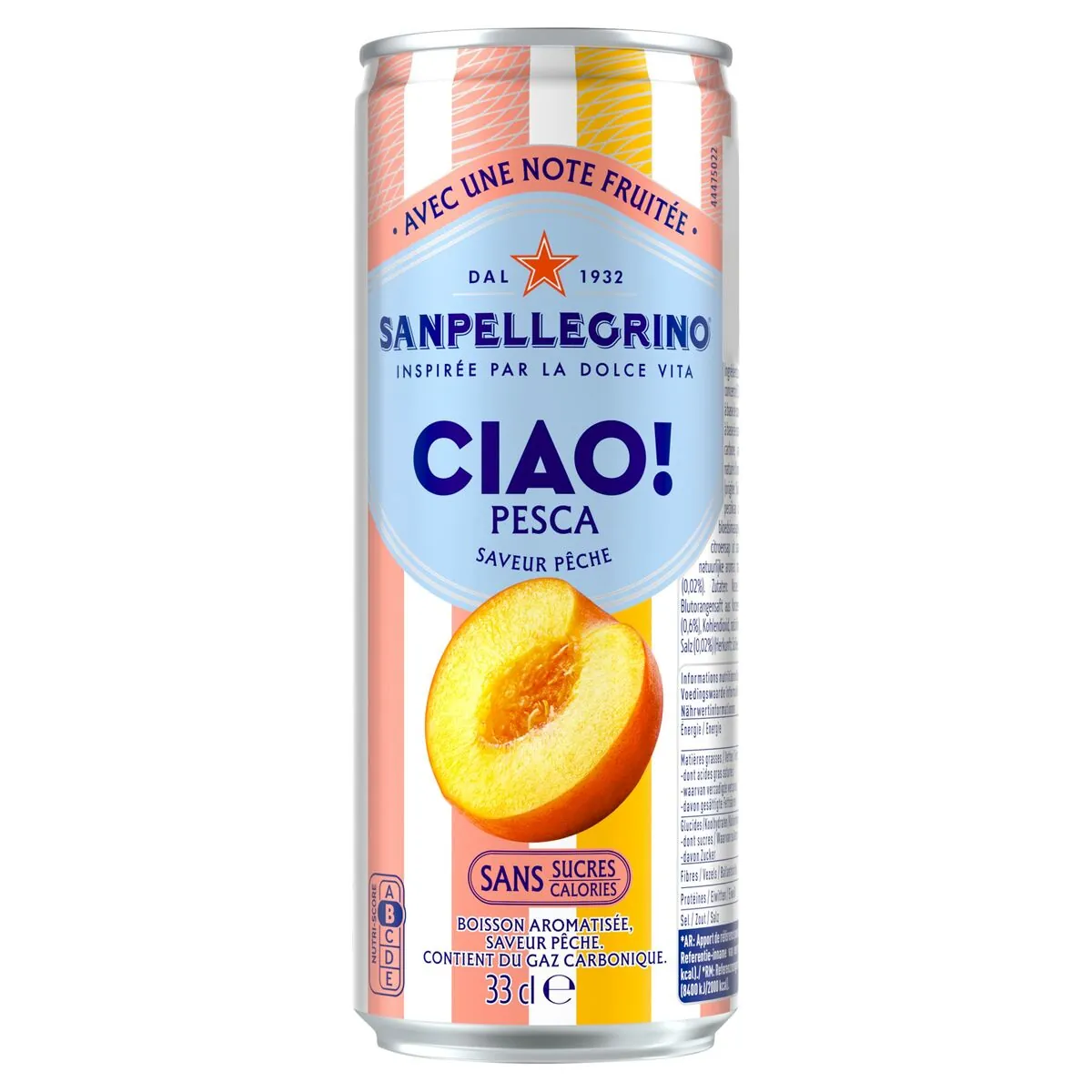 San Pellegrino Ciao! Pesca Canette 33 Cl