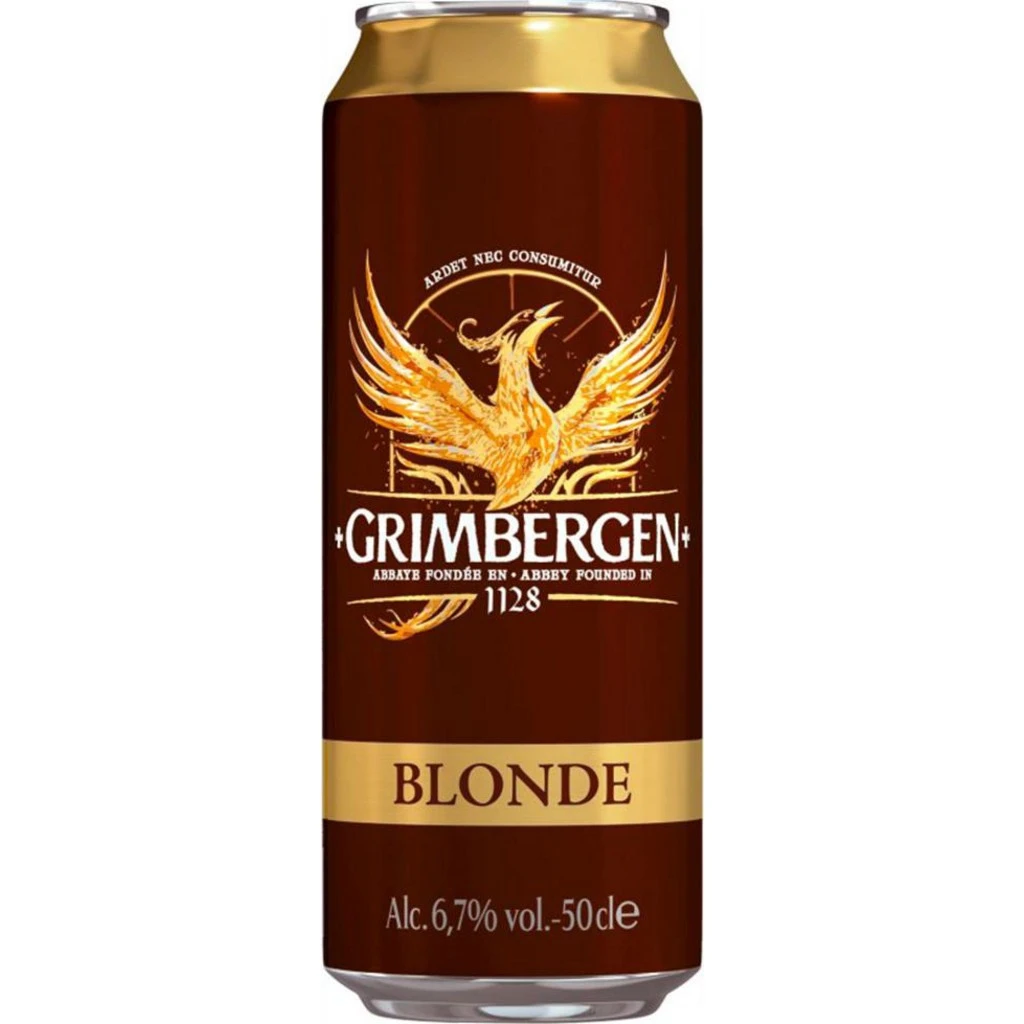 Grimbergen Blonde Bière 6,7% Alc Canette 50 Cl