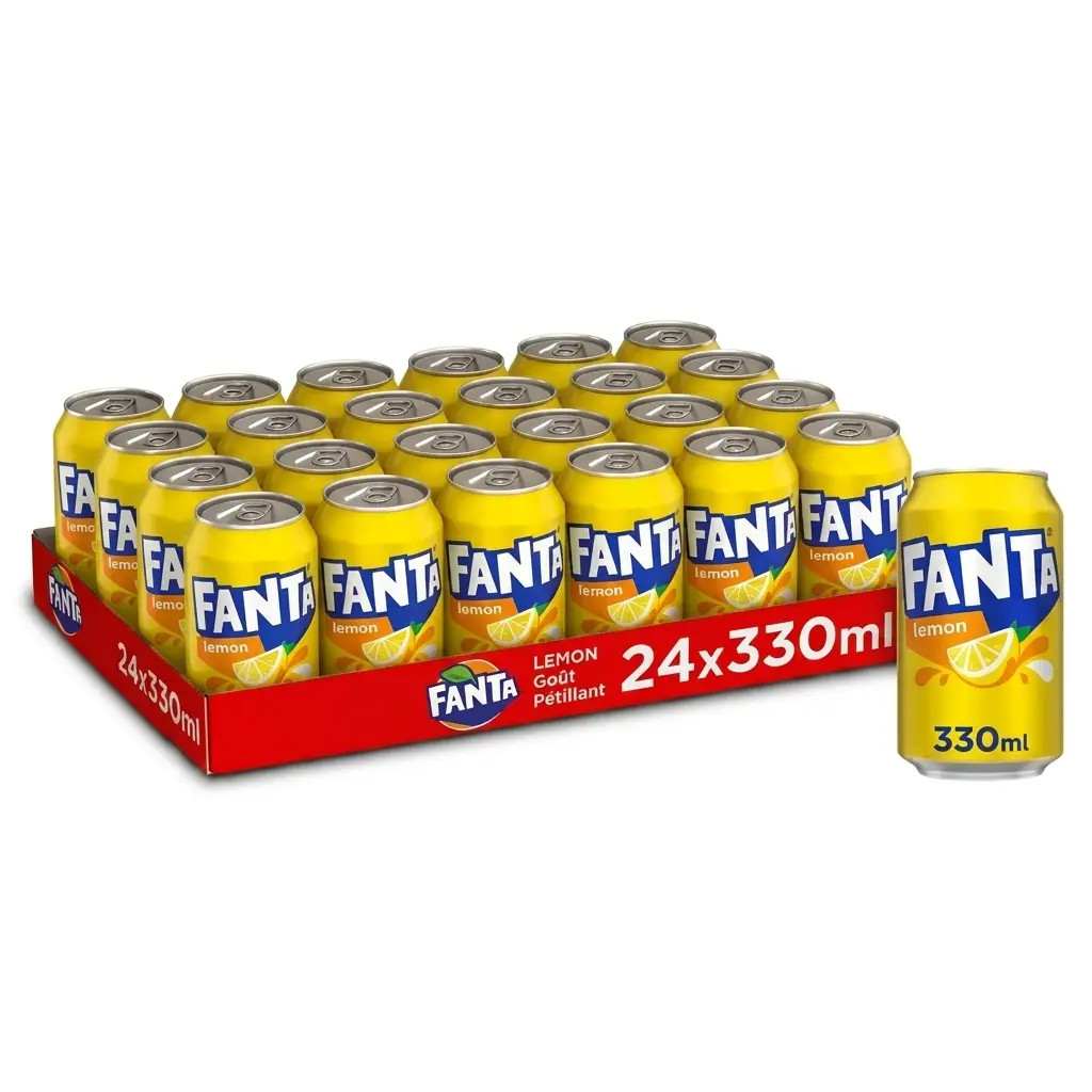 Fanta Lemon FAT Canette Import 24x33 Cl