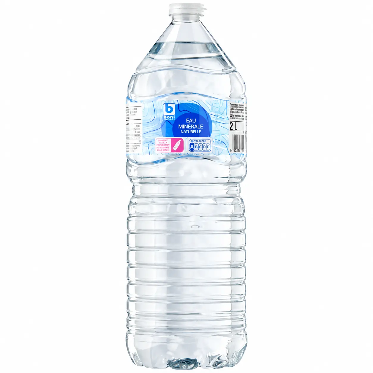 Boni Eau Plate Bouteille 2 L