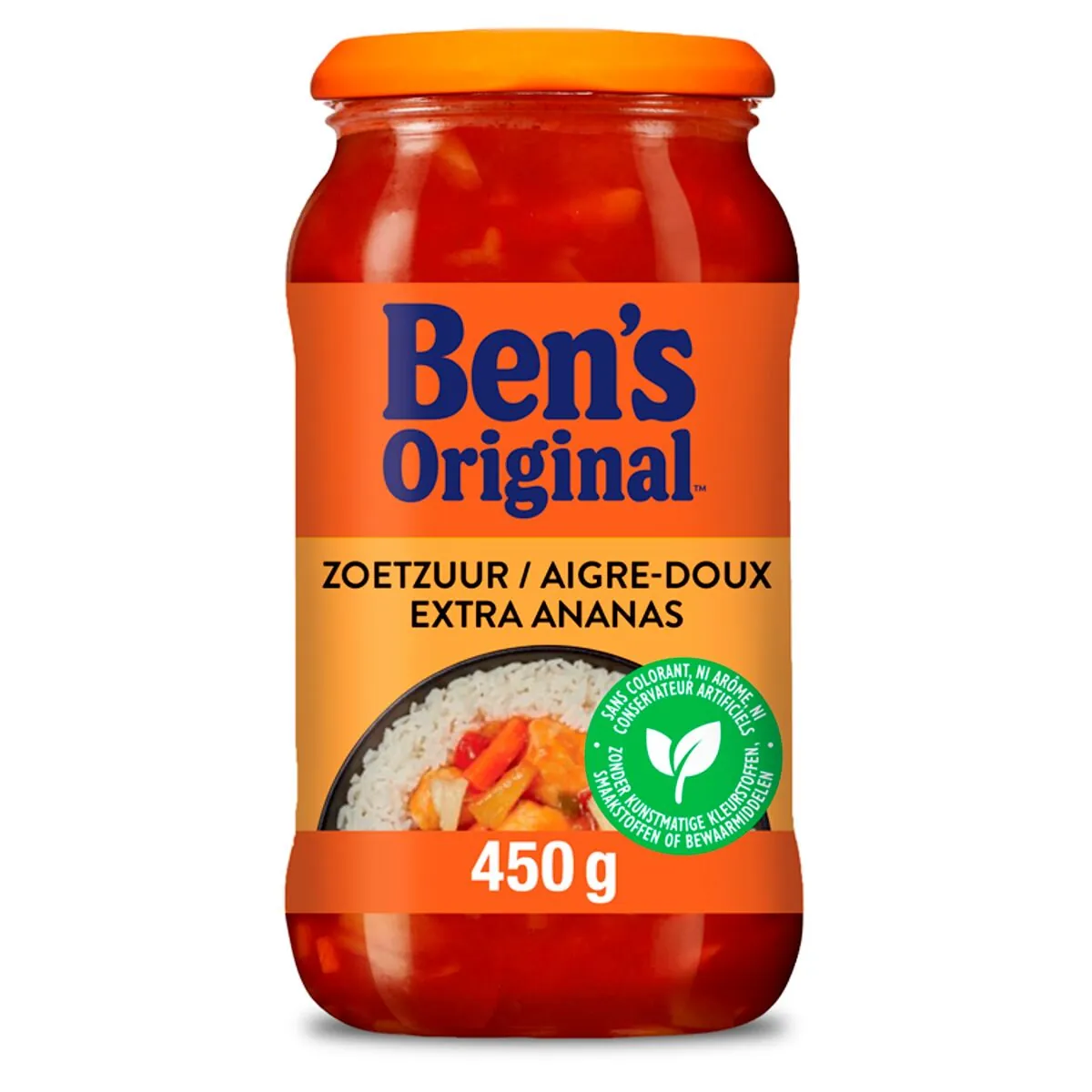 Ben's Original Sauce Aigre-Doux Extra Ananas Bocal 450 Gr
