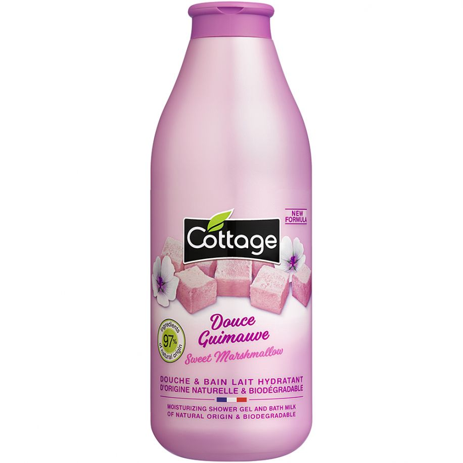 Cottage Douce Guimauve Douche Lait Hydratante 750 Ml