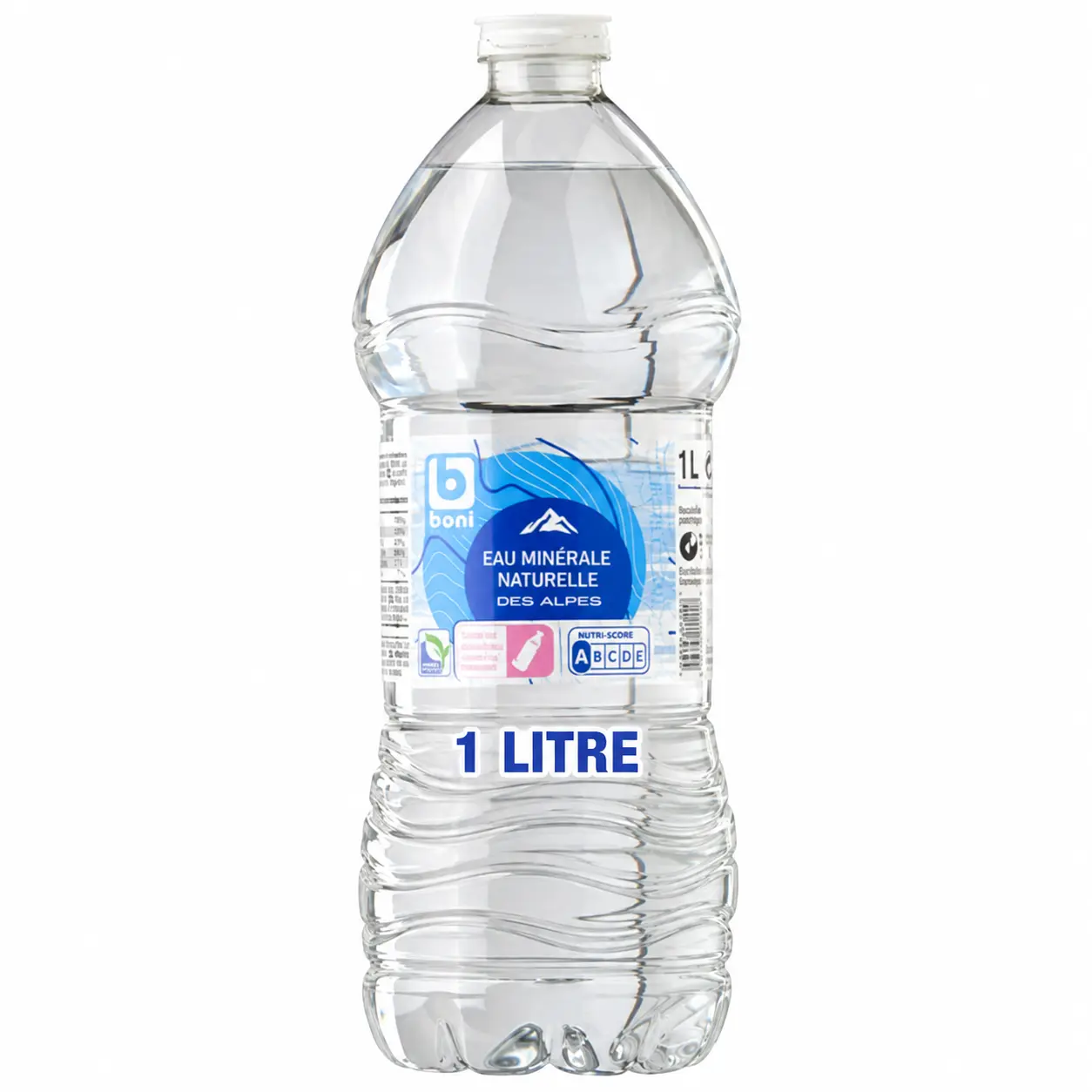 Boni Eau Plate Bouteille 1 L