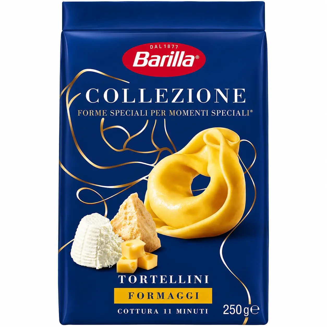 Barilla Tortellini au Fromage Pâtes 250 Gr