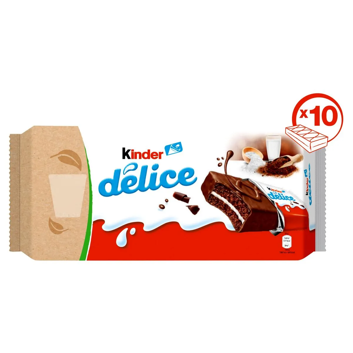 Kinder Délice Gâteaux 10x39 Gr