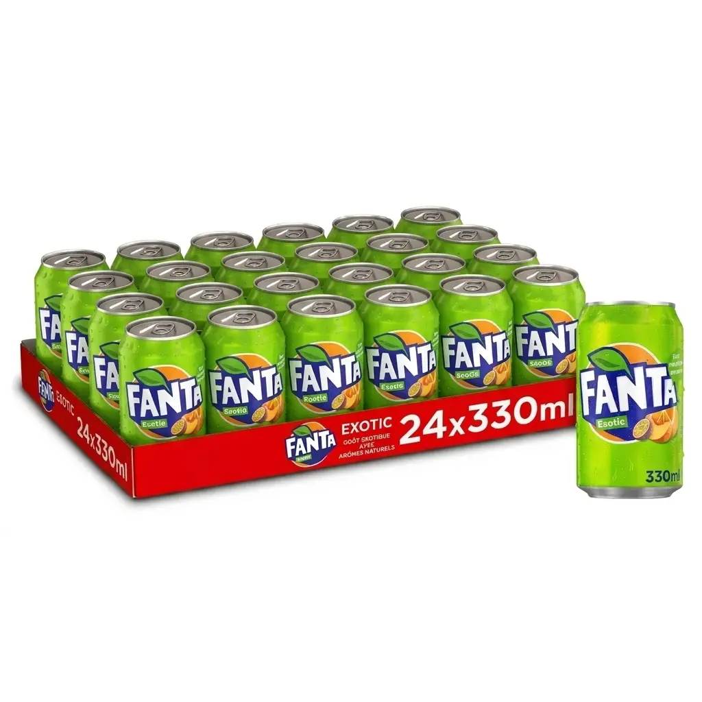 Fanta Exotic FAT Canette Import 24x33 Cl