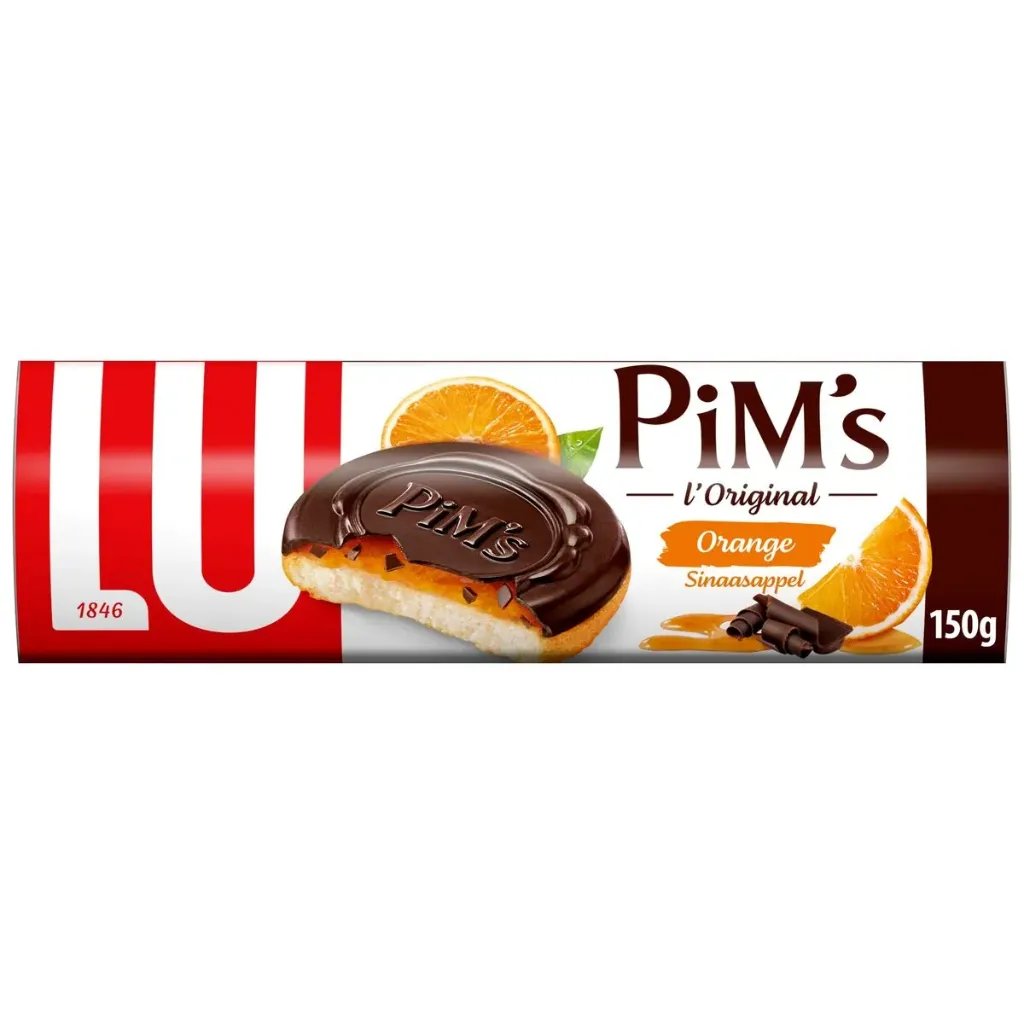 Lu Pim's Orange Biscuits 150 Gr