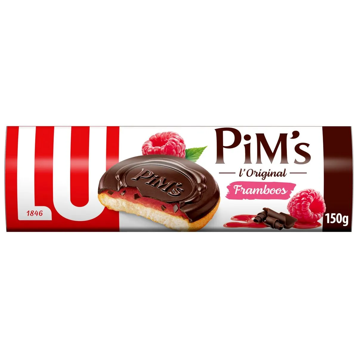 Lu Pim's Framboise Biscuits 150 Gr