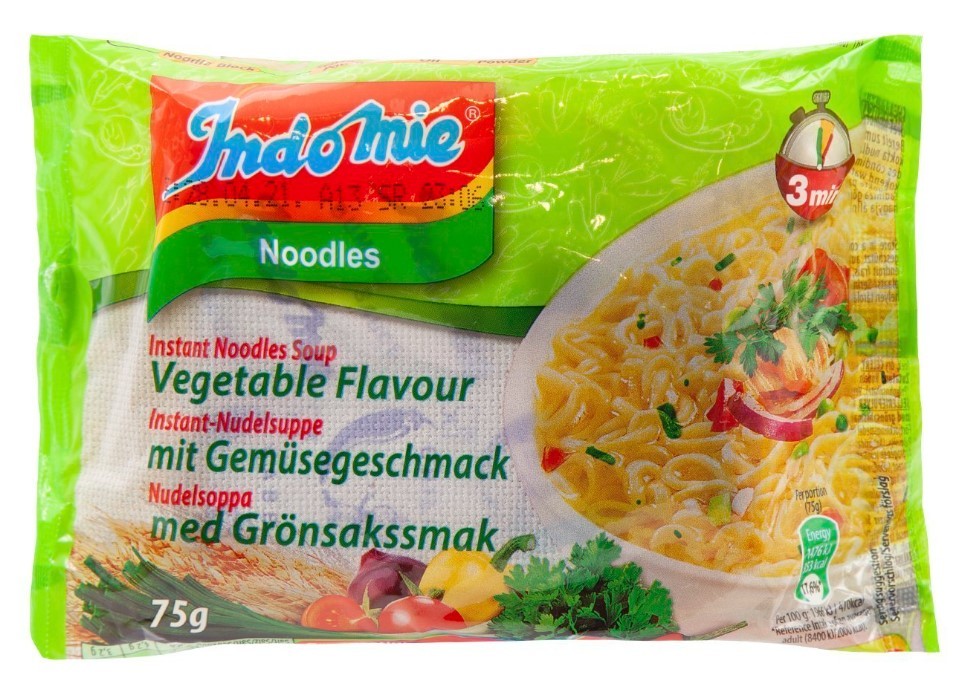 Indomie Vegetable Nouilles Préparées 75 Gr