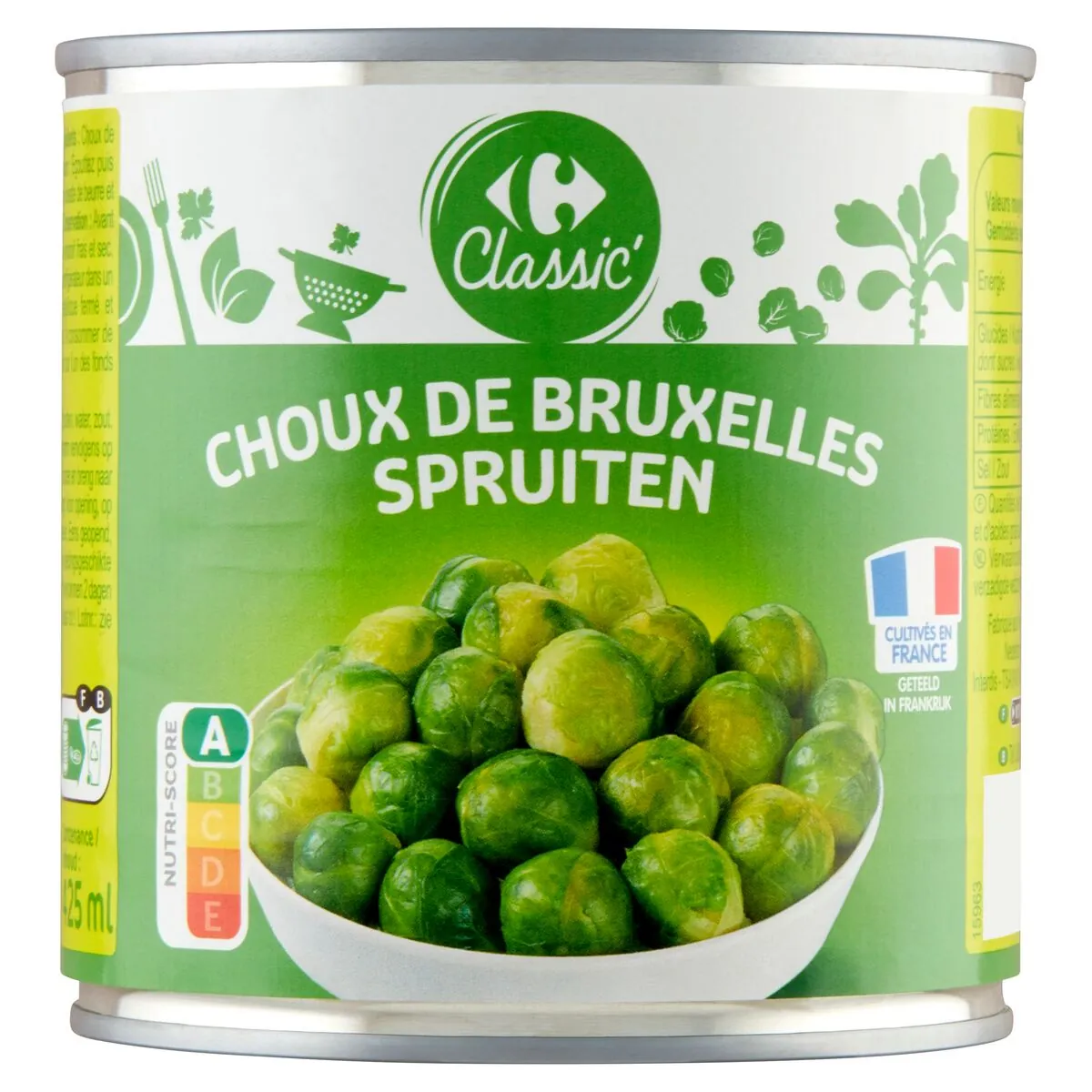 Carrefour Choux de Bruxelles Conserve 400 Gr