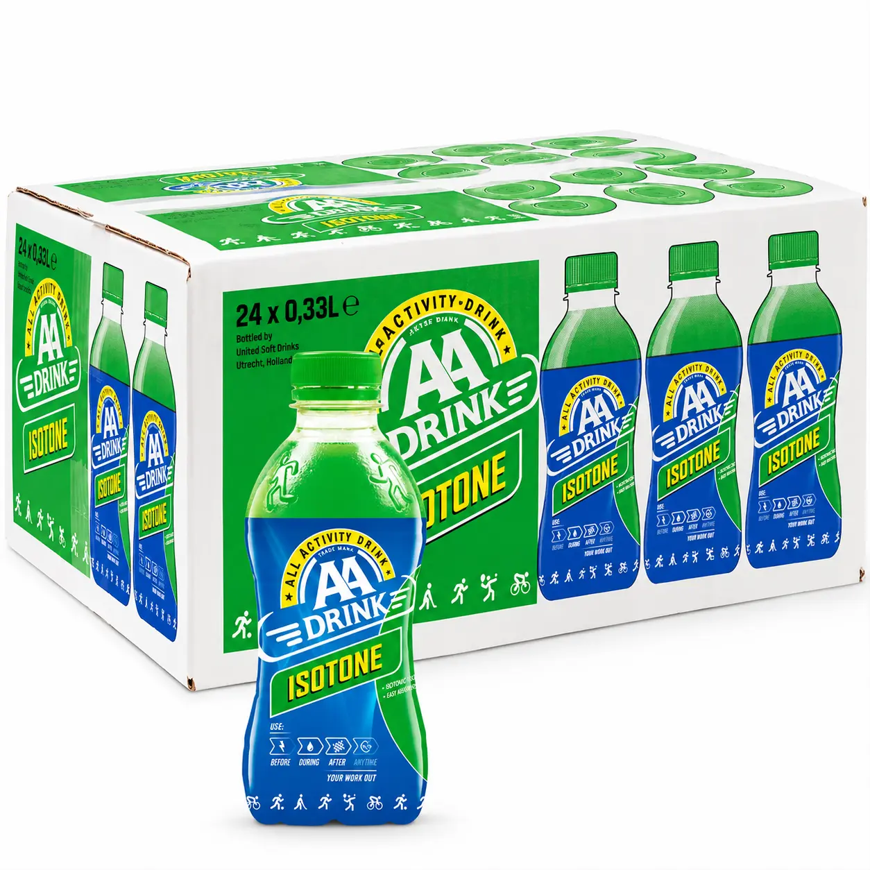 AA Drink Isotone Bouteille 24x33 Cl