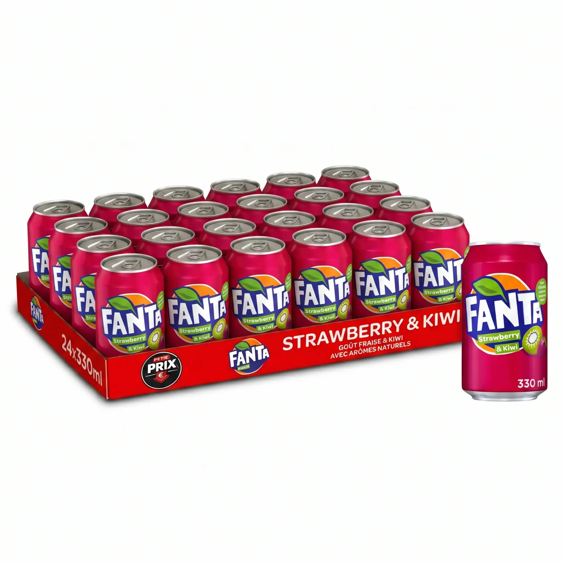 Fanta Fraise Kiwi DK Canette 24x33 Cl