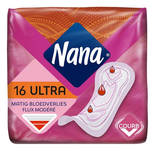 Nana Ultra Normal Serviettes Hygiéniques 16 Pièces