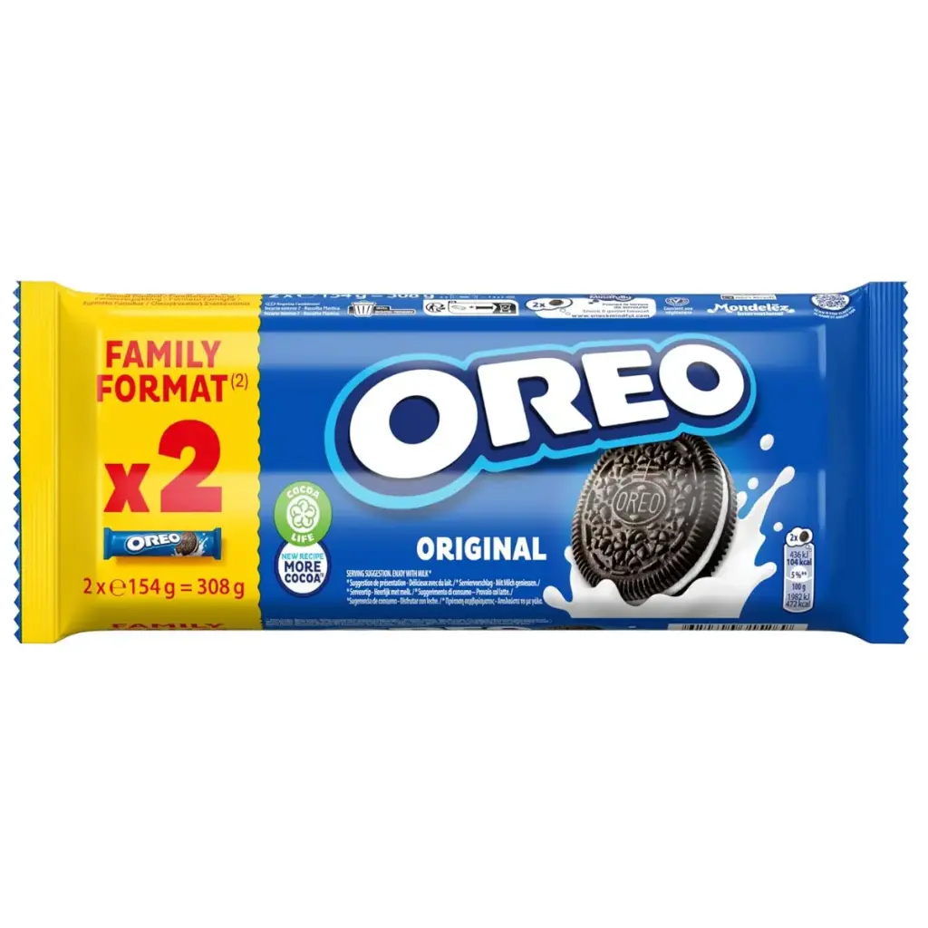 Oreo Original Biscuits Fourré Vanille 308 Gr