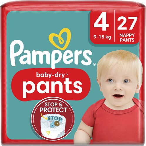 Pampers Baby-Dry Pants Taille 4 - 27 Pièces