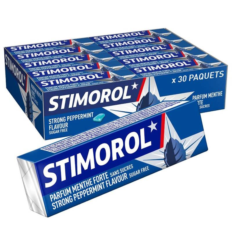Stimorol Peppermint Menthe Forte Chewing-gum 30x14 Gr