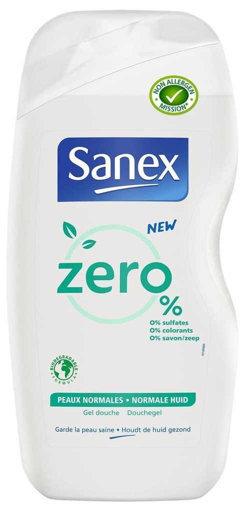 Sanex Zero % Peaux Normales Gel Douche 500 Ml