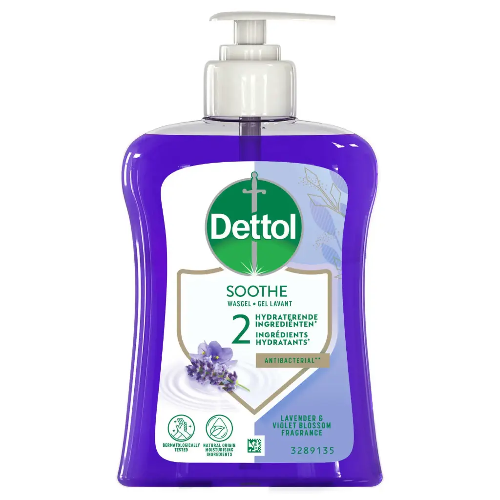 Dettol Antibactérien Lavande Gel Lavant 250 Ml