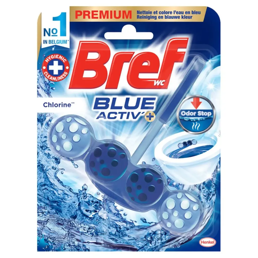 Bref WC Blue Activ Chlorine Bloc 1 Pièce