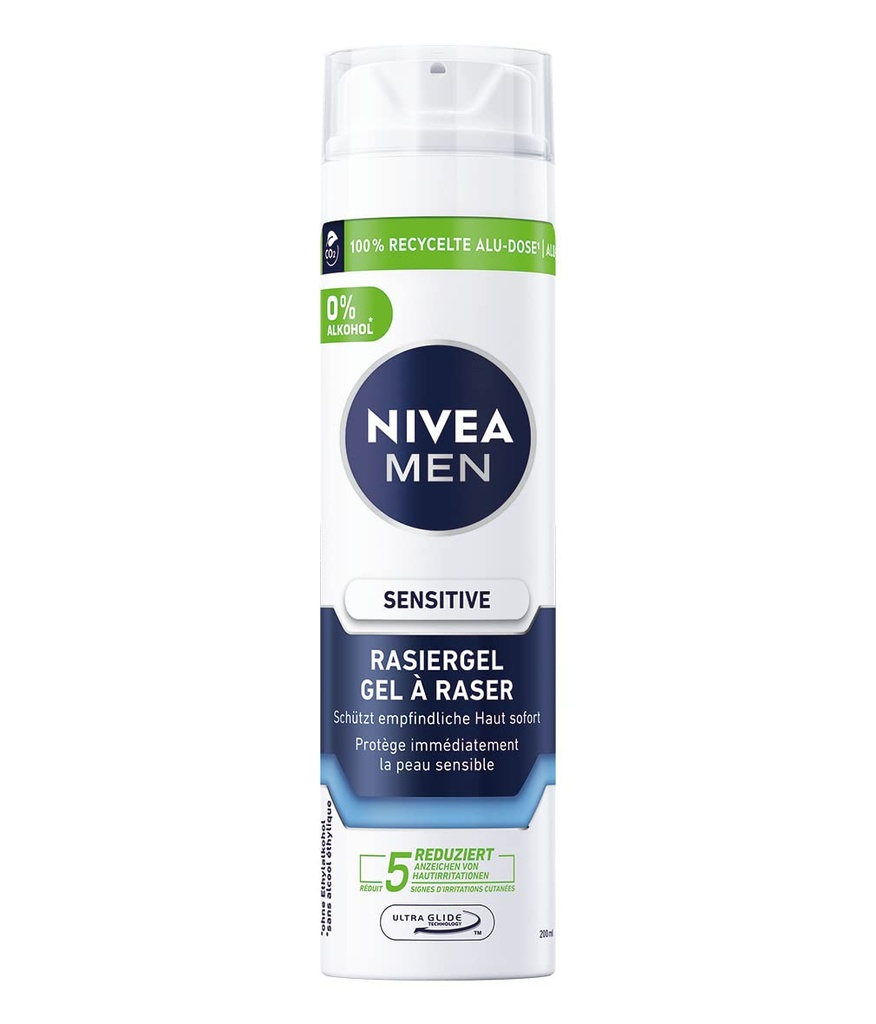 Nivea Men Sensitive Gel à Raser 200 Ml
