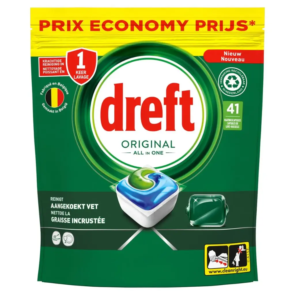 Dreft Original Allin1 Tab Lave-Vaisselle 41 Doses
