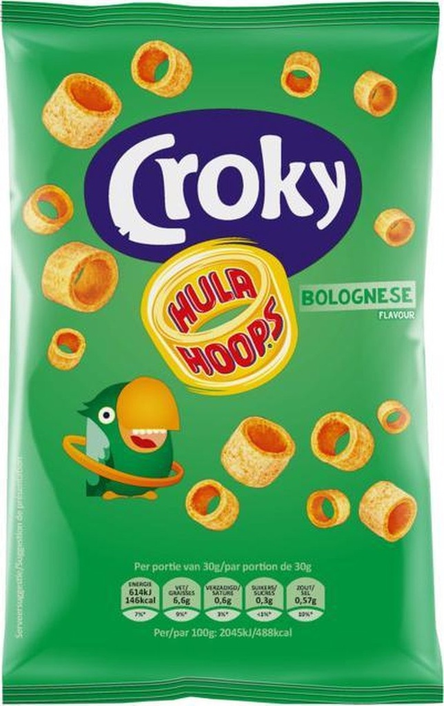 Croky Hula Hoops Bolognese Chips 100 Gr