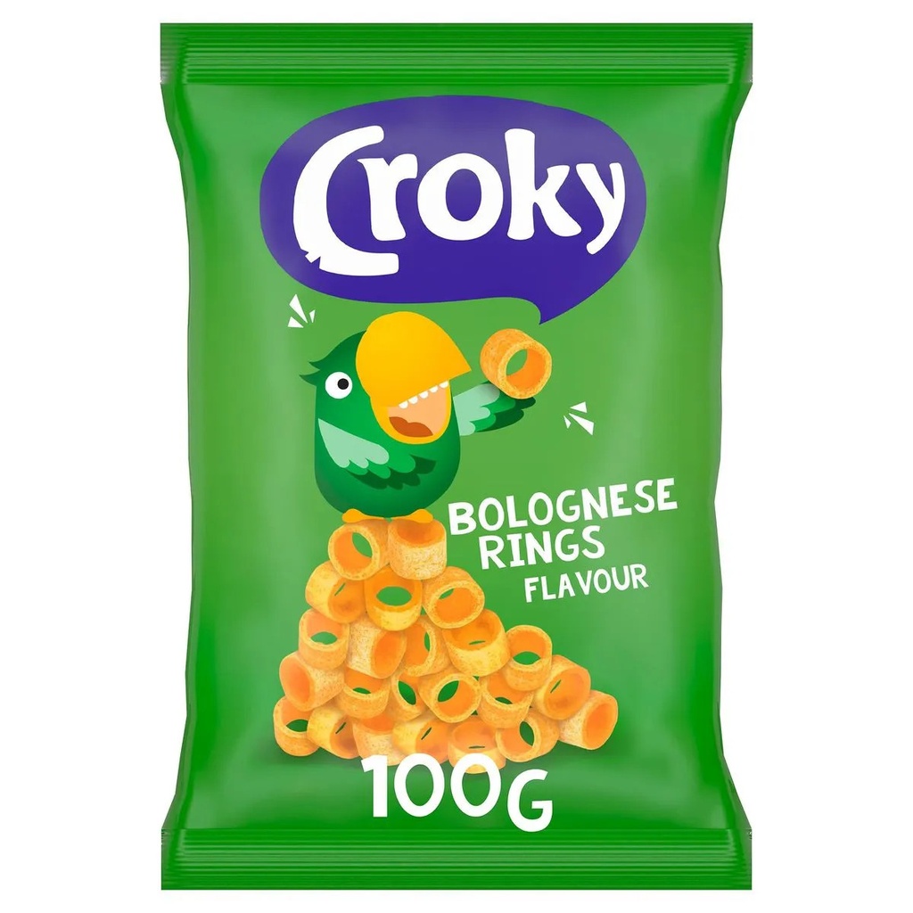 Croky Bolognese Rings Chips 100 Gr