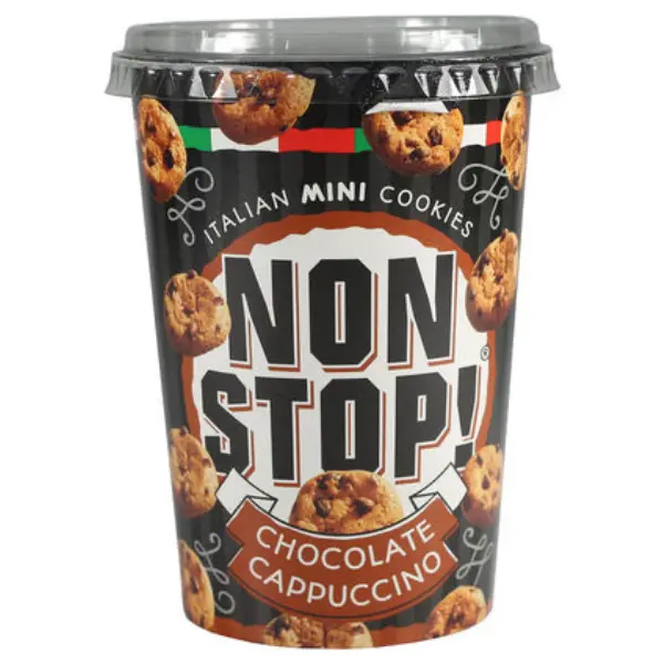 Non Stop! Mini Cookies Chocolat Cappucino 125 Gr