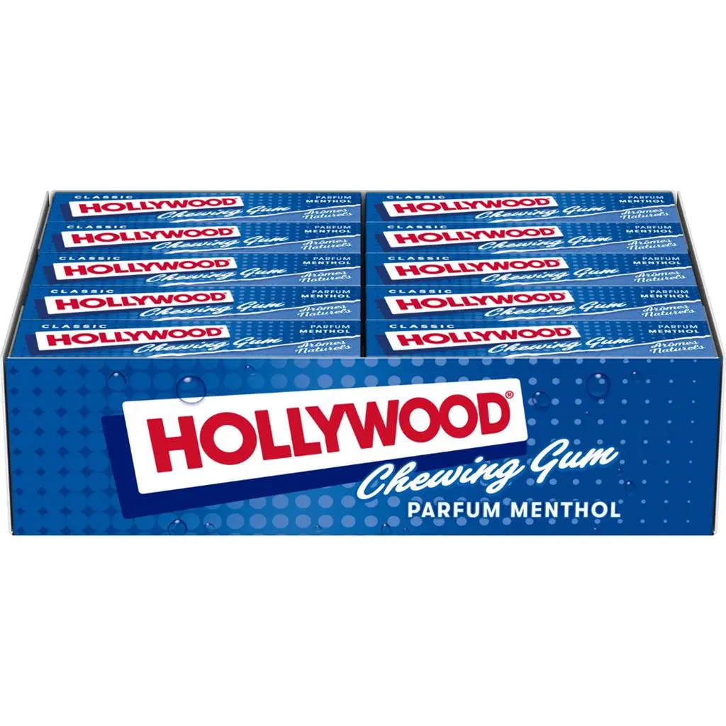 Hollywood Menthol Chewing-gum 20x31 Gr