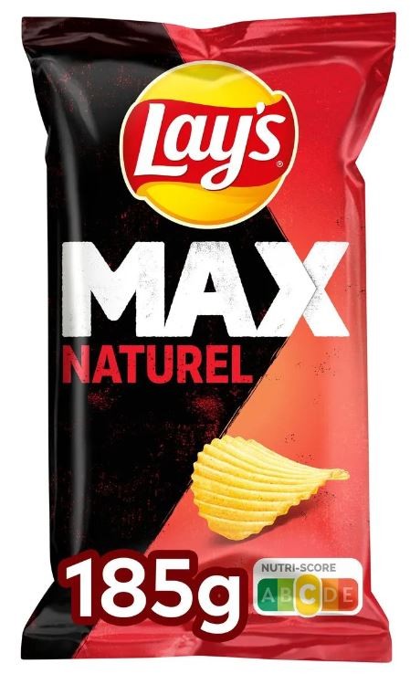 Lay's Max Naturel Chips 185 Gr