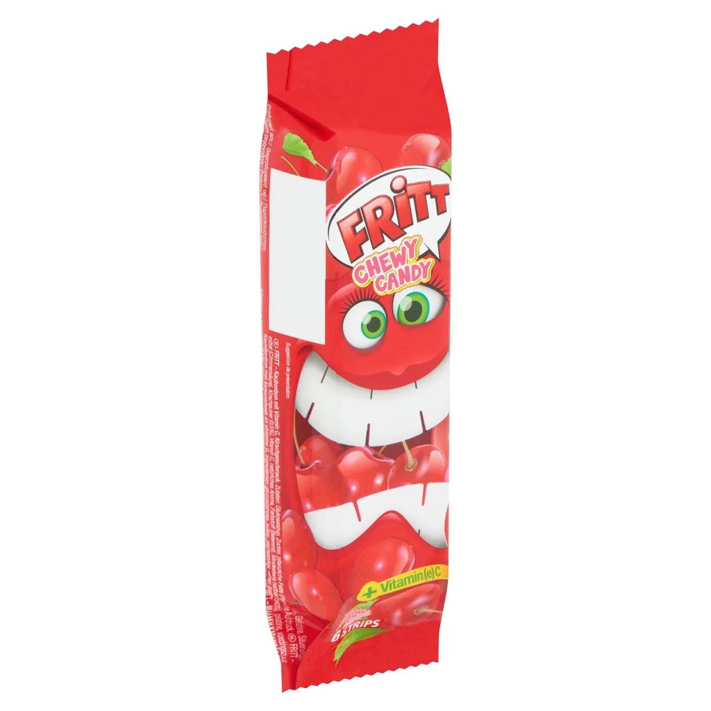 Fritt Cerise Strips 6 Pièces 70 Gr