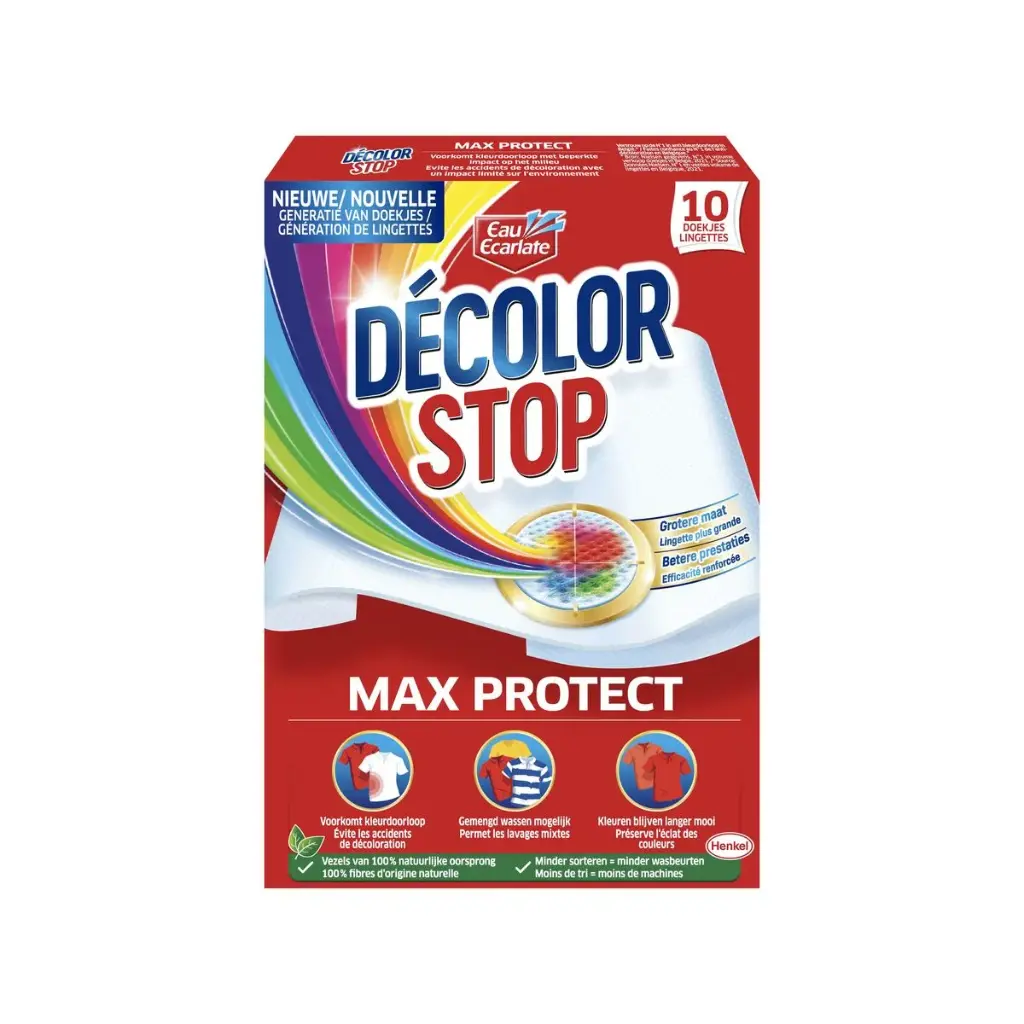 Eau Écarlate Décolor Stop Max Protect 10 Lingettes