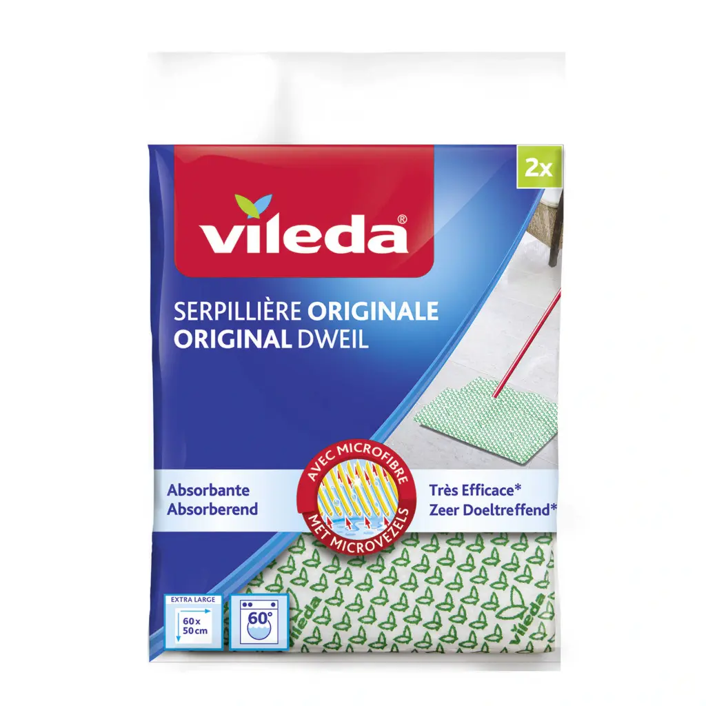 Vileda Serpillière Originale 2 Pièces