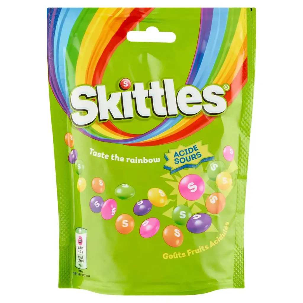 Skittles Fruits Sours Bonbons 152 Gr