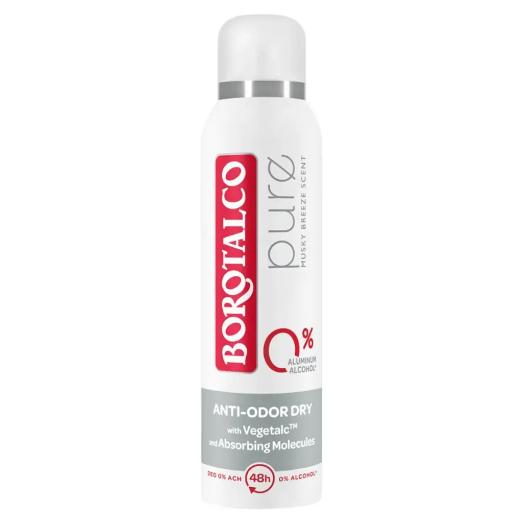 Borotalco 0% Pure Musky Breeze Déodorant Spray 150 Ml