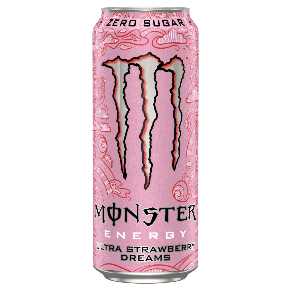 Monster Ultra Strawberry Dreams Zero Sugar 50 Cl